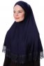 Ceylan - Navy Blue Al Amira Hijab - Altobeh