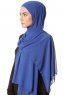 Derya - Blue Practical Chiffon Hijab