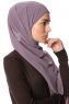 Derya - Purple Practical Chiffon Hijab