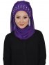Diana Lila Praktisk Hijab Sjal Ayse Turban 326208a
