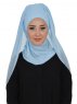 Diana Ljusblå Praktisk Hijab Ayse Turban 326202b