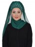 Diana Mörkgrön Praktisk Hijab Ayse Turban 326205b