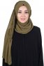 Disa - Khaki Practical Chiffon Hijab