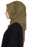 Disa - Khaki Practical Chiffon Hijab