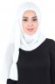 Disa - Offwhite Practical Chiffon Hijab