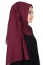 Disa - Plum Practical Chiffon Hijab