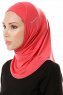 Elif - Raspberry Sport Hijab - Ecardin