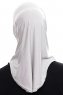 Elif - Light Grey Sport Hijab - Ecardin