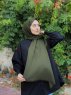 Ermina - Khaki Cotton Hijab - Mirach