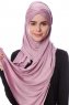 Eslem - Purple Pile Jersey Hijab - Ecardin