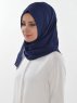 Evelina - Navy Blue Practical Hijab - Ayse Turban