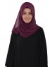 Evelina Plommon Praktisk Hijab Ayse Turban 327416-1