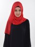 Evelina Röd Praktisk Hijab Ayse Turban 327410a