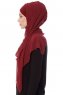 Evren - Bordeaux Chiffon Hijab