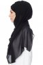 Evren - Black Chiffon Hijab
