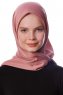 Eylul - Dusty Pink Square Rayon Hijab