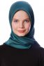 Eylul - Dark Green Square Rayon Hijab