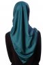 Eylul - Dark Green Square Rayon Hijab