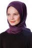 Eylul - Plum Square Rayon Hijab