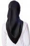 Eylul - Black Square Rayon Hijab