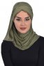 Filippa - Khaki Practical Cotton Hijab - Ayse Turban