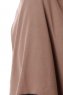 Hande - Taupe Cotton Hijab - Gülsoy