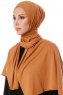 Hande - Brick Red Cotton Hijab - Gülsoy