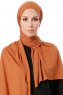Hande - Terracotta Cotton Hijab - Gülsoy
