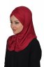 Hilda - Bordeaux Cotton Hijab