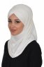 Hilda - Creme Cotton Hijab