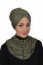 Hilda - Khaki Cotton Hijab