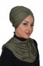 Hilda - Khaki Cotton Hijab