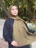 Jaeda - Khaki Cotton Hijab - Mirach