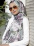 Dounia - Pink Patterned Hijab