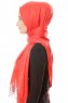 Kadri - Raspberry Red Hijab With Pearls - Özsoy