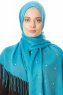 Kadri - Turquoise Hijab With Pearls - Özsoy