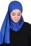 Kaisa - Blue Practical Cotton Hijab