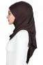 Kaisa - Brown Practical Cotton Hijab