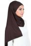 Kaisa - Brown Practical Cotton Hijab