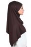 Kaisa - Brown Practical Cotton Hijab