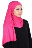 Kaisa - Fuchsia Practical Cotton Hijab