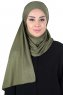 Kaisa - Khaki Practical Cotton Hijab