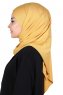 Kaisa - Mustard Practical Cotton Hijab