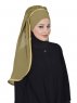 Louise - Khaki Practical Hijab - Ayse Turban