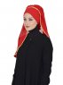 Louise - Red Practical Hijab - Ayse Turban