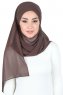 Malin - Brown Practical Chiffon Hijab