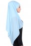 Malin - Light Blue Practical Chiffon Hijab