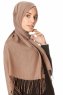 Meliha - Dark Brown Hijab - Özsoy