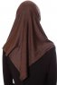 Mia - Brown One-Piece Al Amira Hijab - Ecardin
