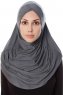 Mia - Dark Grey One-Piece Al Amira Hijab - Ecardin
